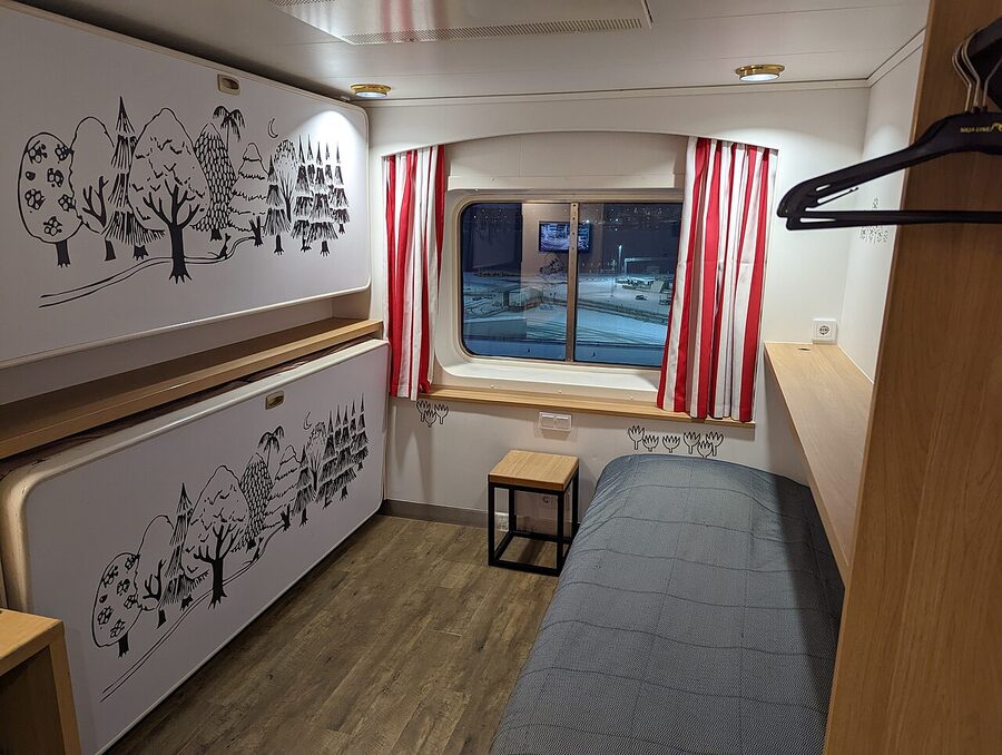 Moomin-themed family cabin on Silja Serenade