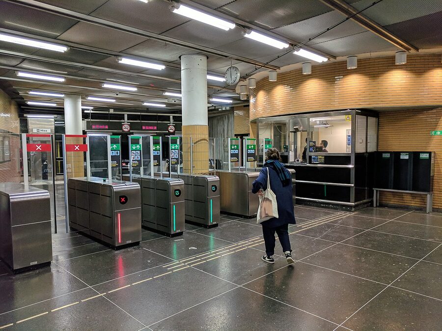 Rinkeby metro decorations Stockholm