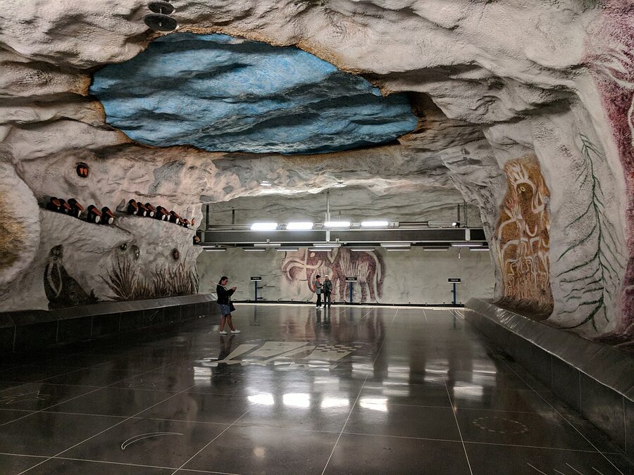 Tensta metro mural Stockholm