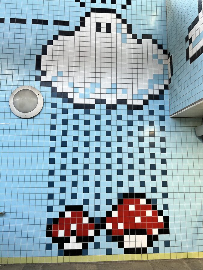 Thorildsplan Space Invaders metro Stockholm