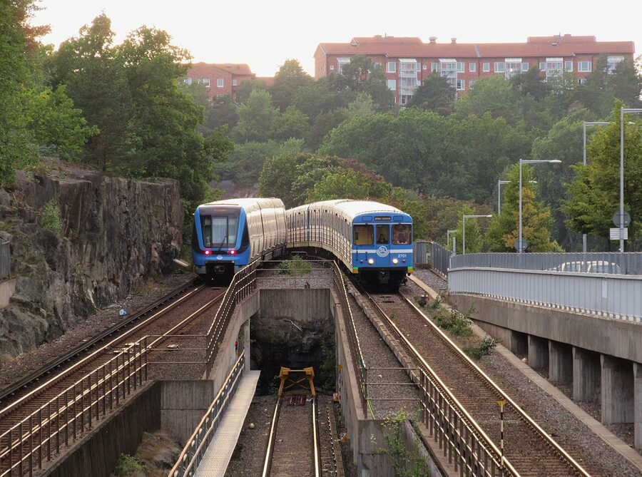 Stockholm tunnelbana C20 train