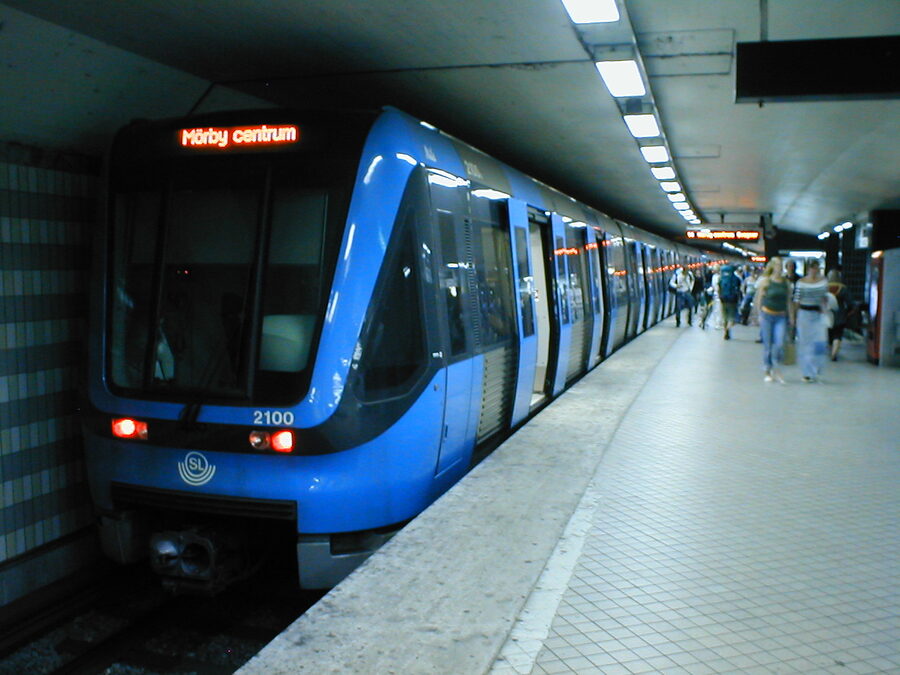 C20 train Stockholm metro