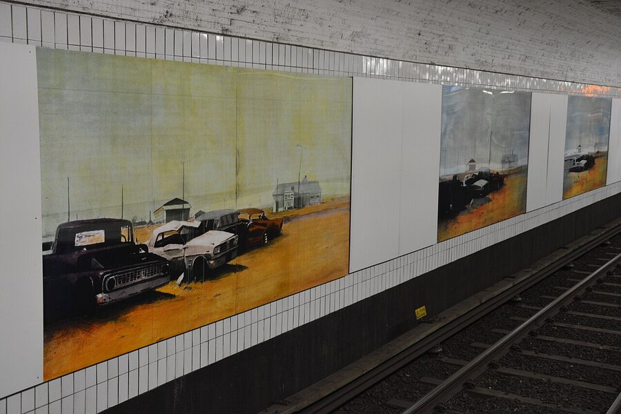 Stockholm tunnelbana art station