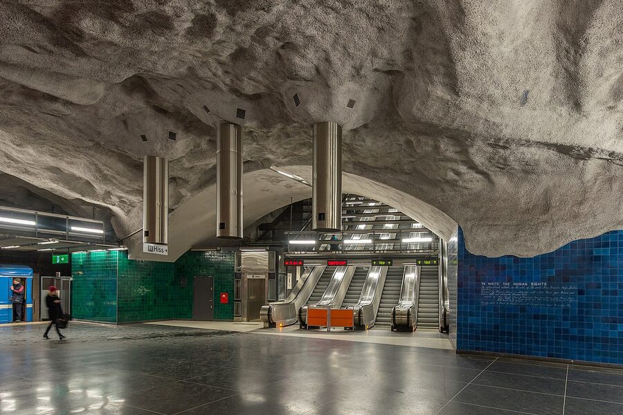 Universitetet station Stockholm tunnelbana