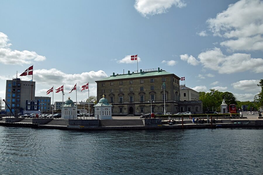 Toldboden by the royal pavilion on Copenhagen harbour