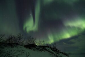 Aurora over Abisko near Lake Tornetrask
