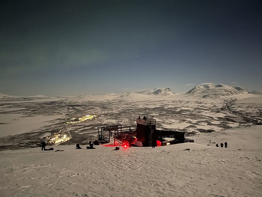 Aurora Sky Station observation building above Abisko