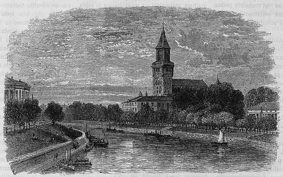 Turku Cathedral photographed in 1883