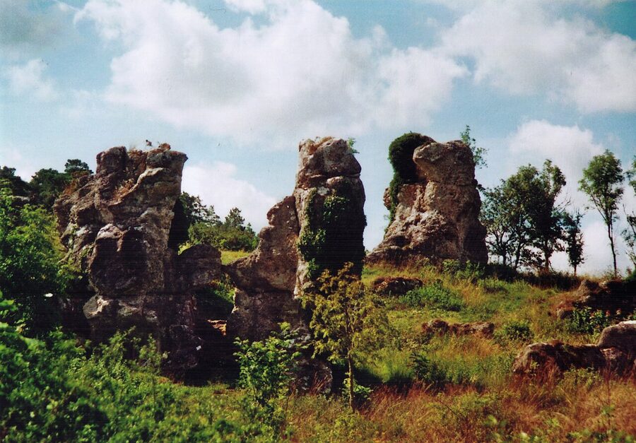 The Jungfrun rauk at Lickershamn on Gotland's west coast