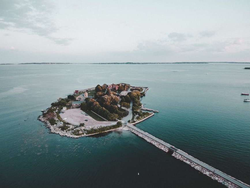 A Baltic island scene on a sunny summer day