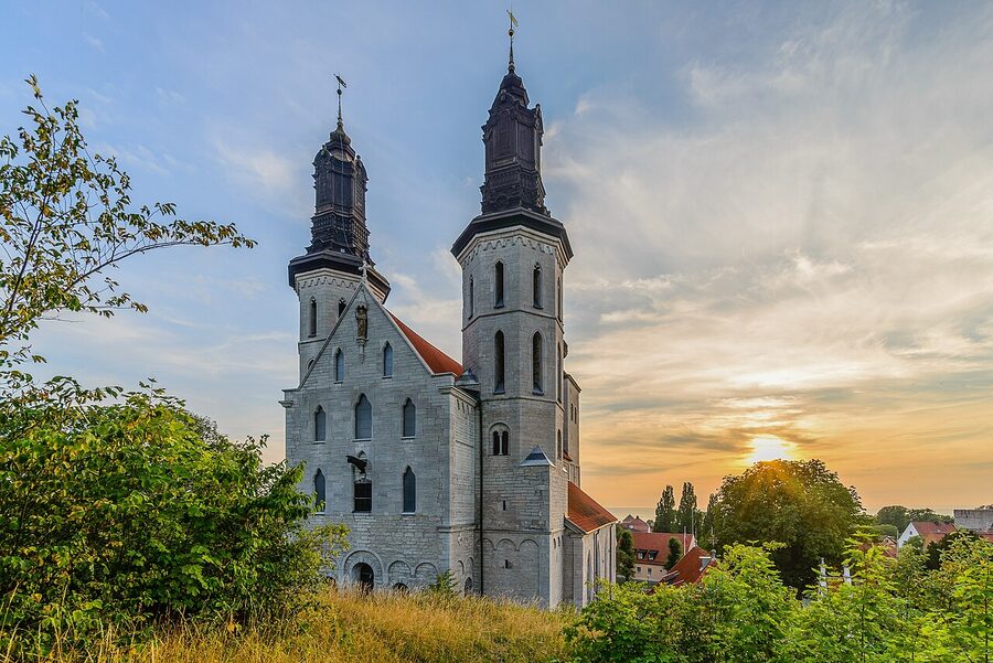 The cathedral of Sankta Maria in Visby, Gotland
