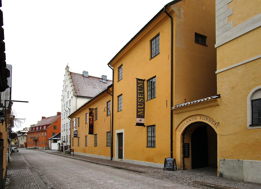 The exterior of Fornsalen, Gotland Museum, on Strandgatan in Visby