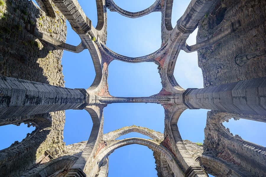 The Sankta Katarina church ruin in Stora Torget, Visby
