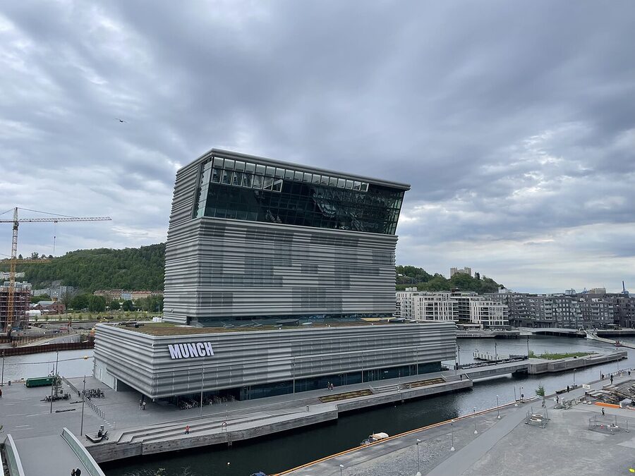 Munchmuseet seen from the Operahuset, Oslo
